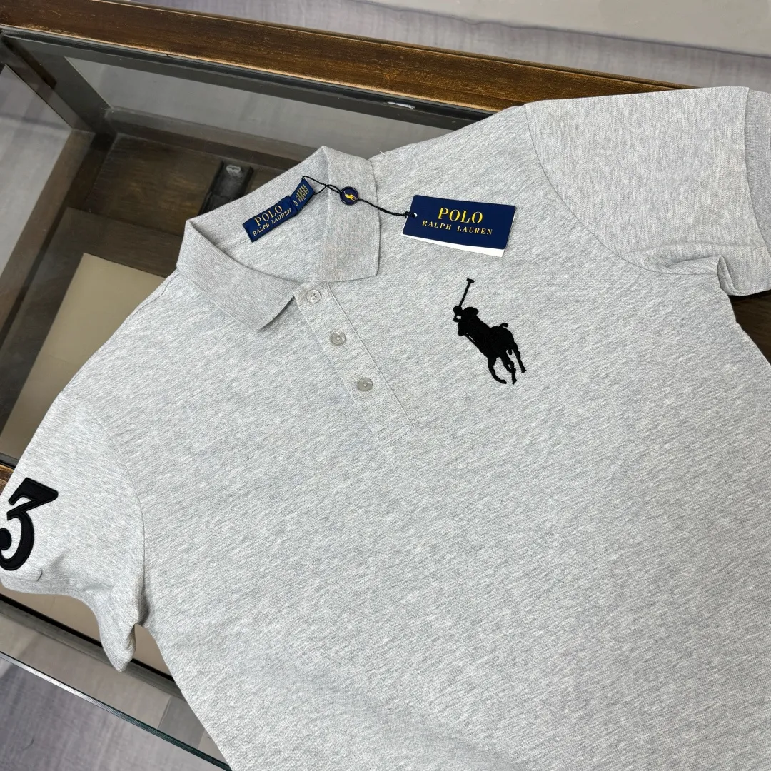 C🌟Polo Ralph Lauren/ 2026 New Arrival polo ～ ✅ Same Style～ ， ！ ， ！ ！ ， ， ， ， 👍 ：Black White Gray Royal Blue Red Size：M L XL XXL 3XL（ ！）